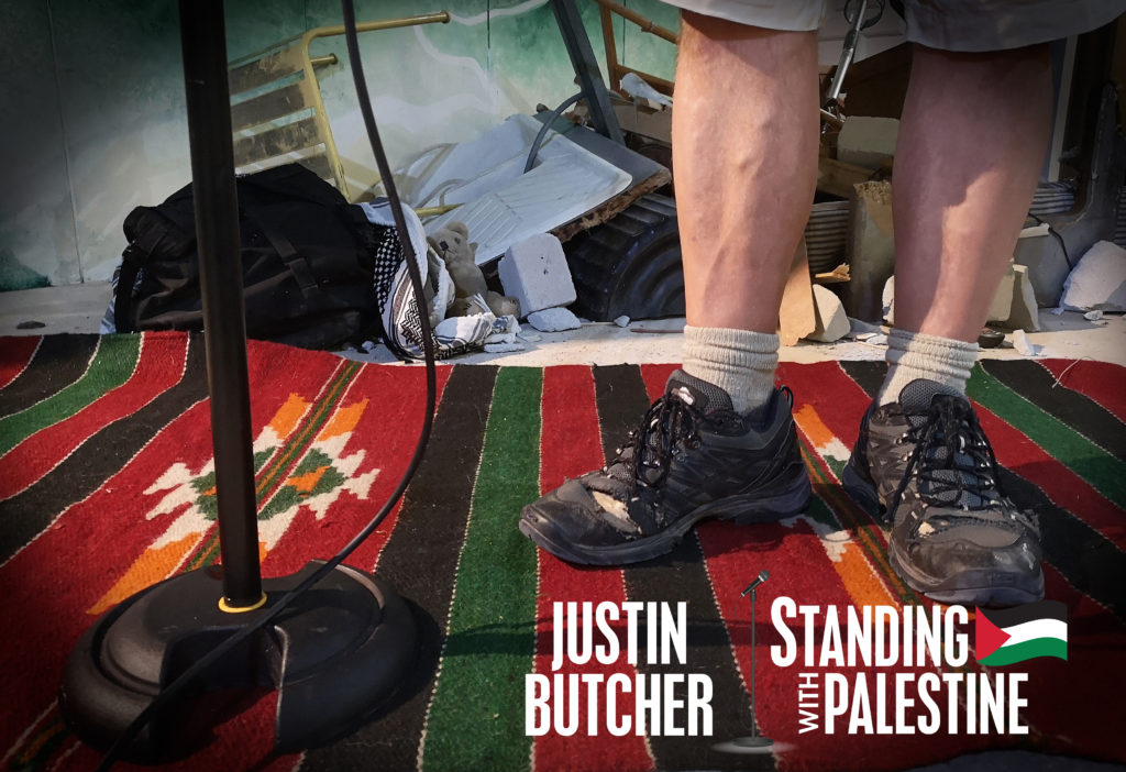 Justin Butcher Standing With Palestine